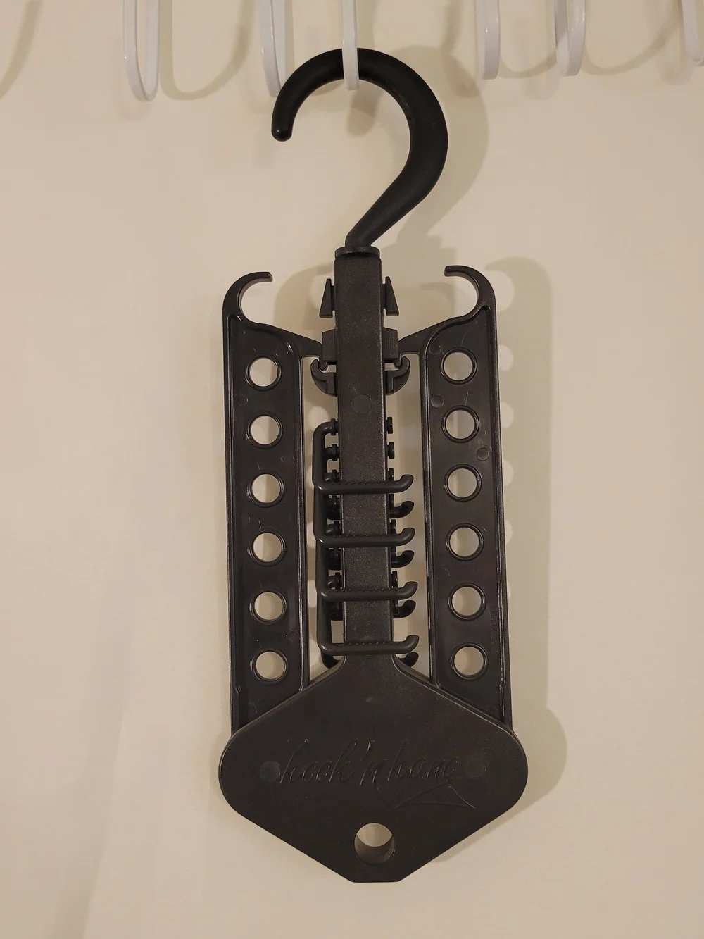 Hook 'n Hang Closet Organizer Hanger Set of 3 Space Saving Clothes Storage